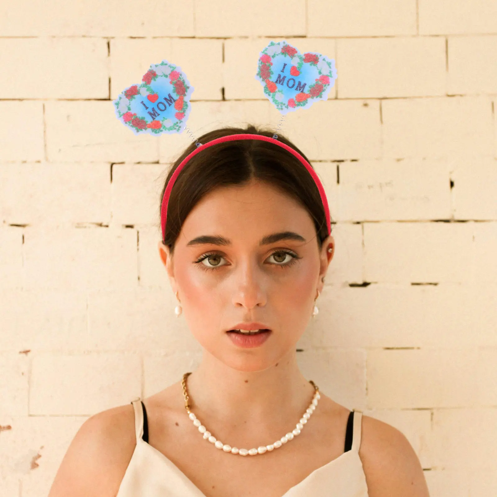 3Pcs Mother's Day Hair Hoops Theme Stylish Headband for Party Decor Photo Booth Mom Celebration Supplies