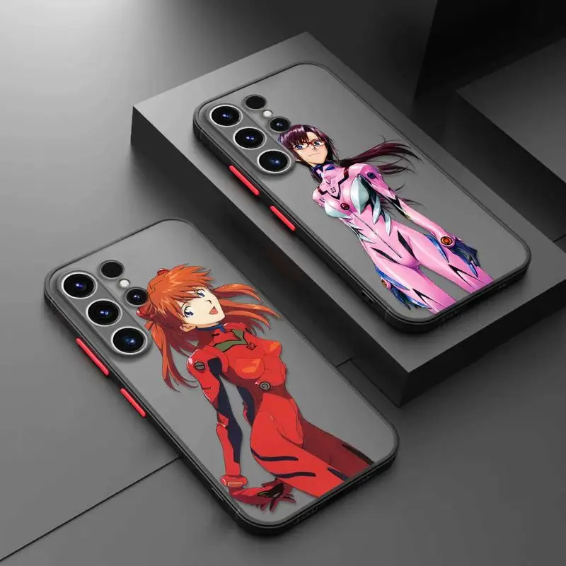 Schöne-evangelion telefon hülle für samsung galaxy s24 s23 s22 ultra s21 s20 fe s10 s9 note 20 10