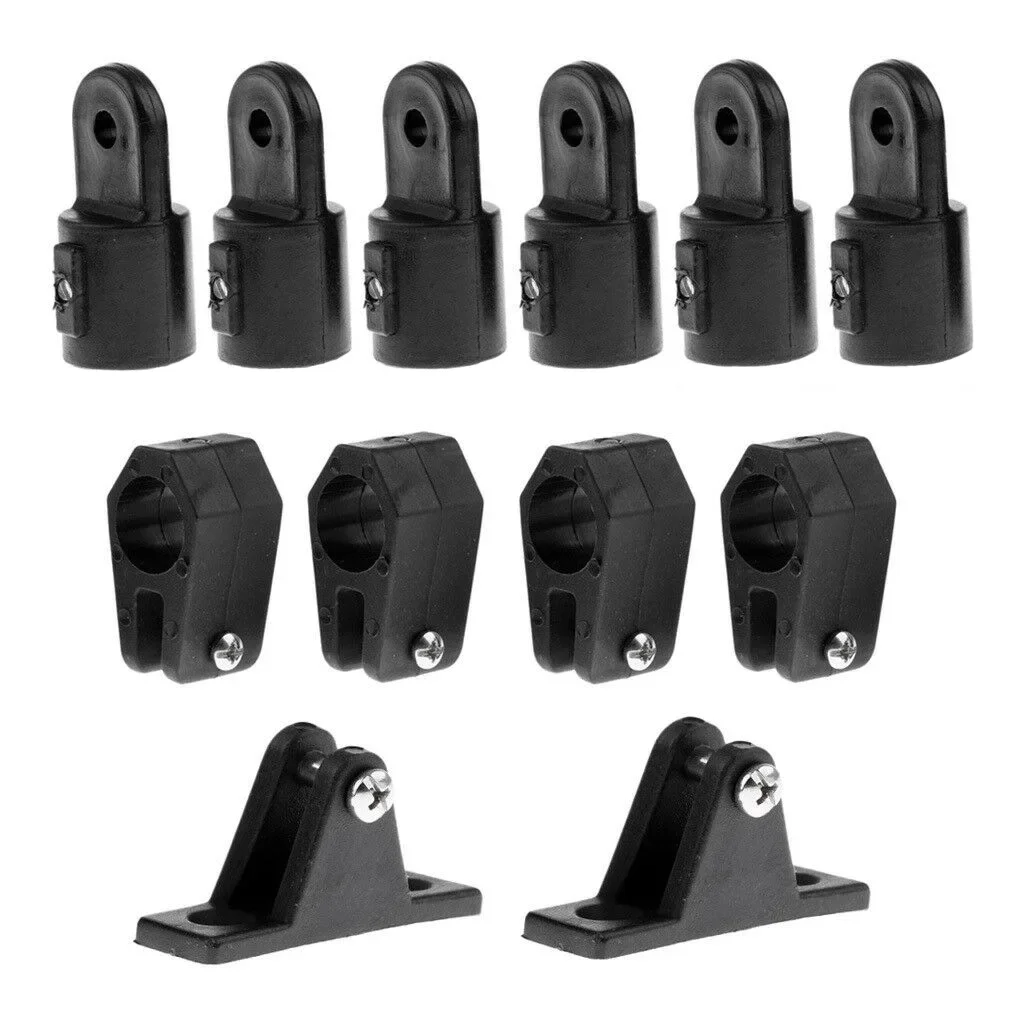 Marine Hardware Accessories Combination Slide Cap Slide Sleeve Mountain Seat Nylon 12 Piece Set