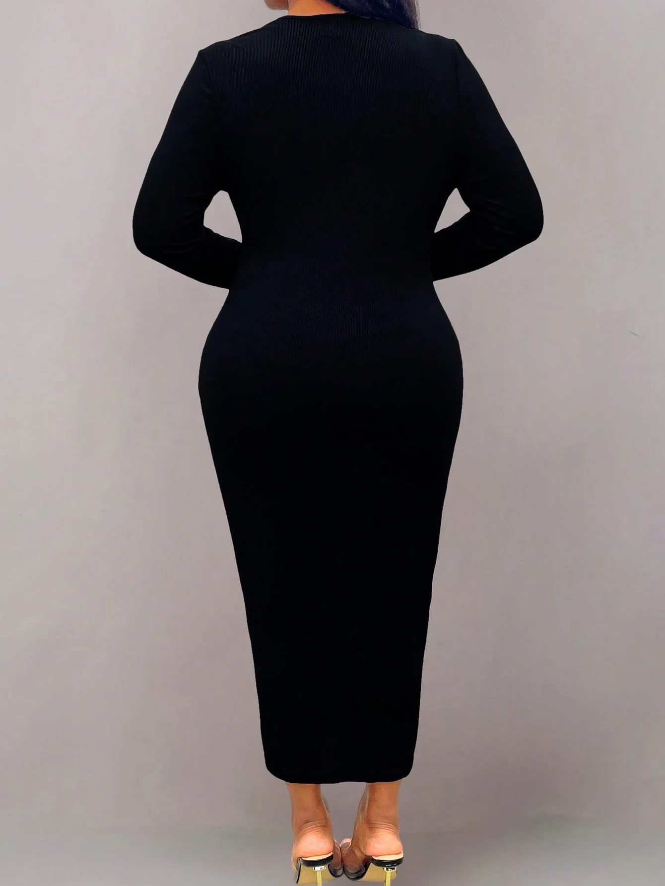 

Платье-миди с леопардовым принтом и вырезом на шее, облегающее, для женщин, осенняя мода