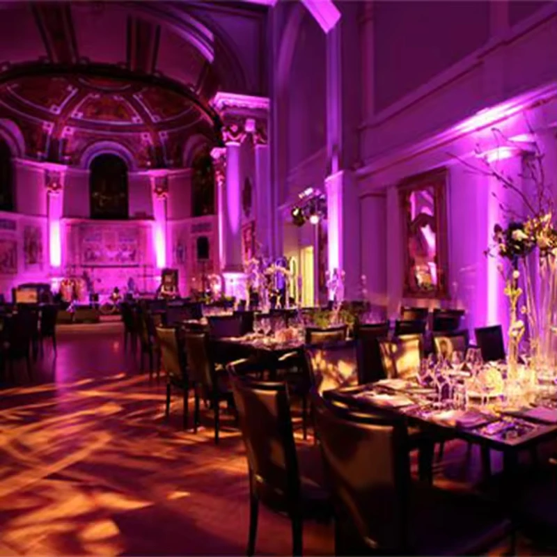 APP واي فاي التحكم عن بعد 4x18 واط RGBWA + UV بطارية LED الاسمية ضوء عرض مسرحي ديسكو DJ نادي الحفلات بار المرحلة ضوء عرض الحدث #1