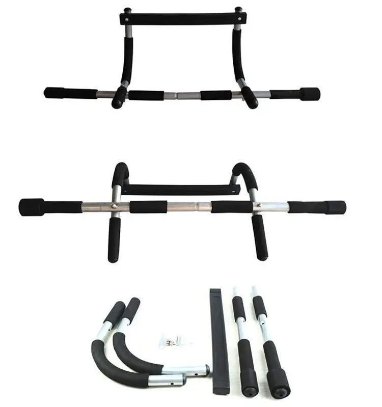 New Indoor Fitness Door Frame Pull Up Bar Wall Bar Adjustable Arm Training Horizontal Bars Home Sport Workout Fitness Equipment