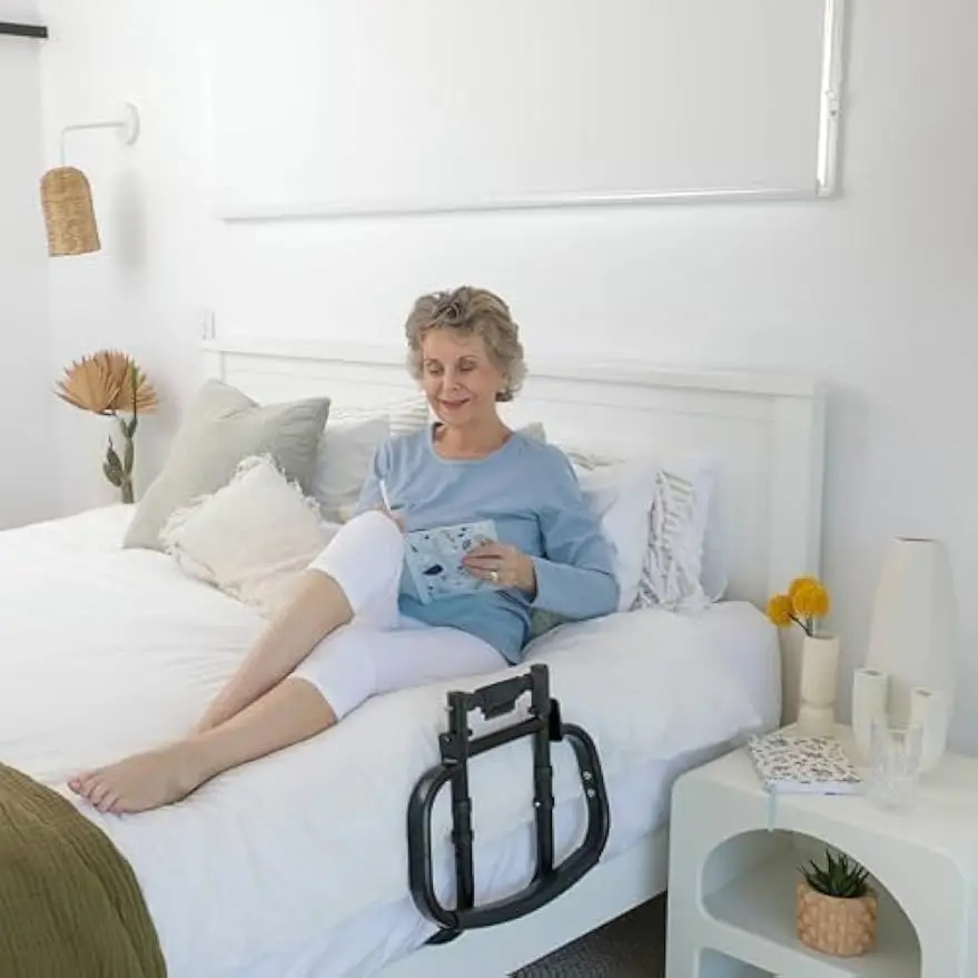 Sturdy Bed Rails for Elderly Adults Safety - Foldable & Adjustable Bed Rail - Supports up to 330lbs - Fit King, Queen, Full, Twin - Bed Guard Rail for Seniors
