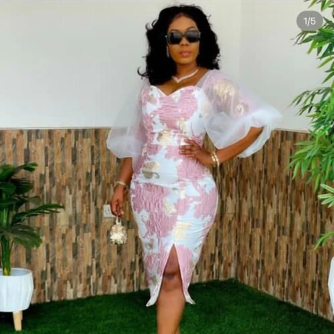 

2025 африканская нигерийская ткань для шитья платья, высокое качество, тюль, кружевная ткань, дамасский хлопок, чистая вышивка, свадебная вечеринка, 5 ярдов, PS0083