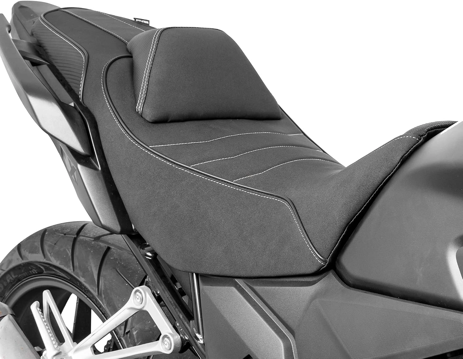 Motorcycle Complete One-Piece Seat with Backrest for NX400 NX500 2024 2025 2026 Front Rider and Rear Passenger Cushion Seating