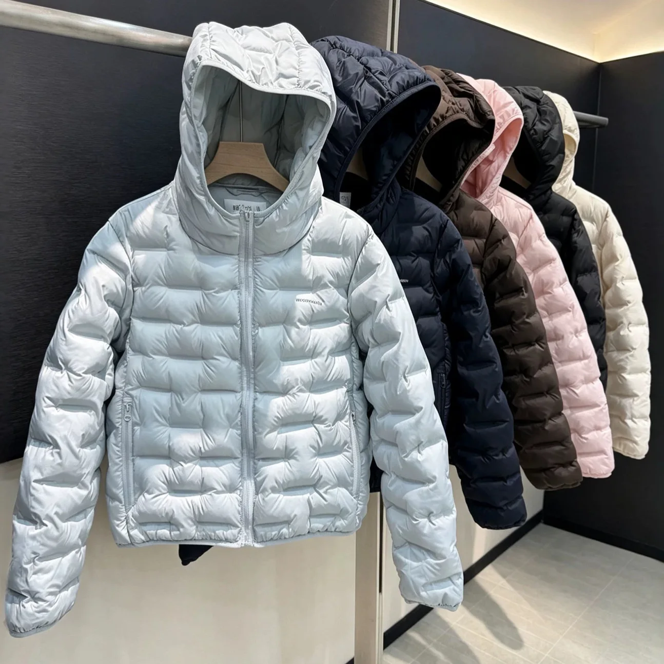 Autumn Ultra-Light Thin Women's down Cotton Jacket Casual Parkas Short Warm Outerwear Loose Fit Korean Style Winter Coat