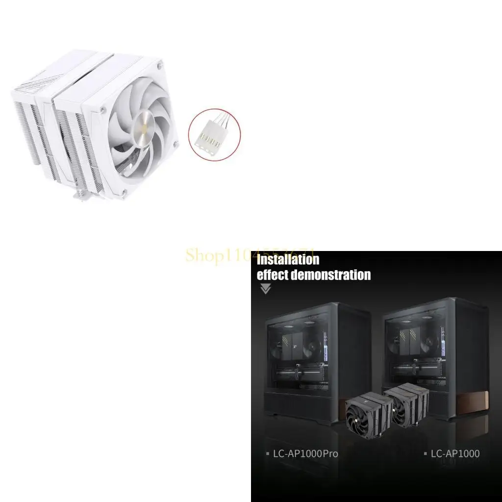 Best Seller Efficient Air Cooling Unit With 6 Copper Pipes And PWM Fan For Desktop Computers