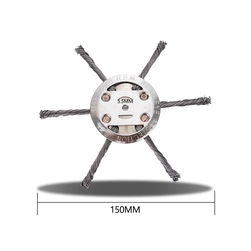 جزازة العشب سلك عجلة إزالة الأعشاب الضارة 6 بوصة 8 بوصة آلة قطع العشب إزالة الأعشاب الضارة القرص حديقة الملحقات
