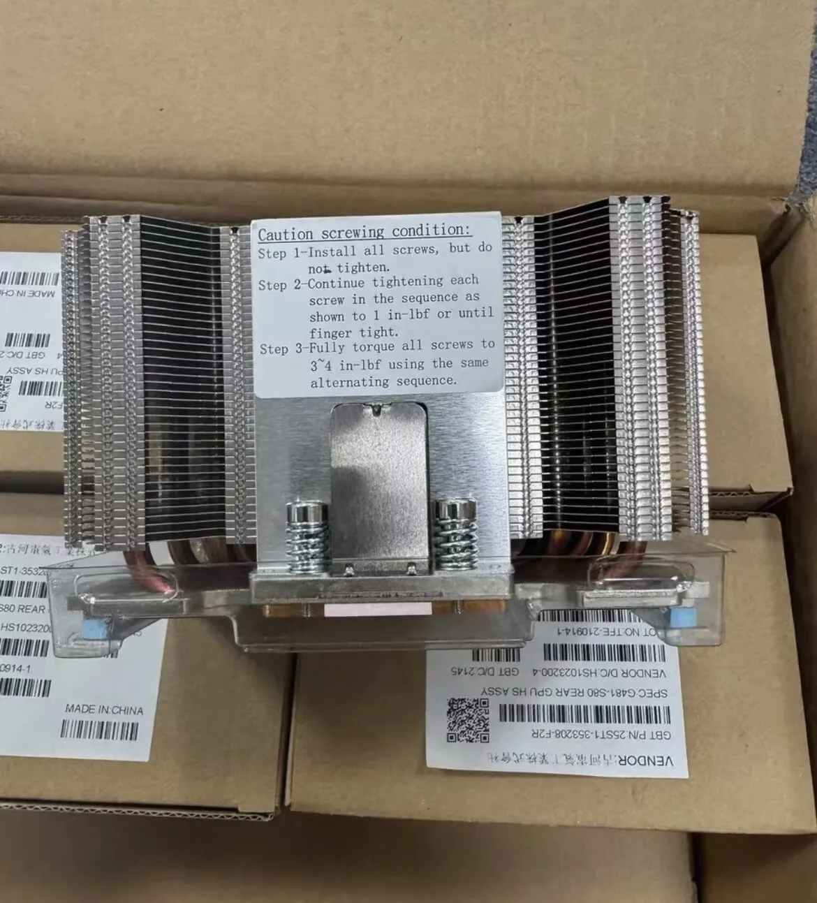 

Для V100 SXM2 кулер графического процессора V100 DUAL ROW 5 медных трубок для охлаждения Высота 9 см Радиатор Быстрая доставка