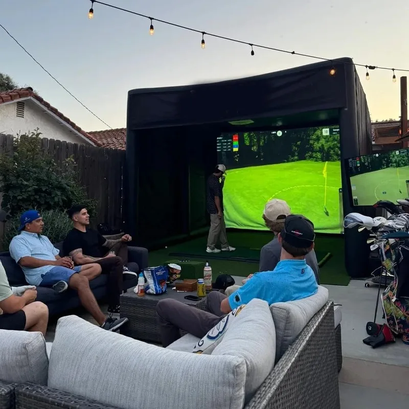 golf simulator projector