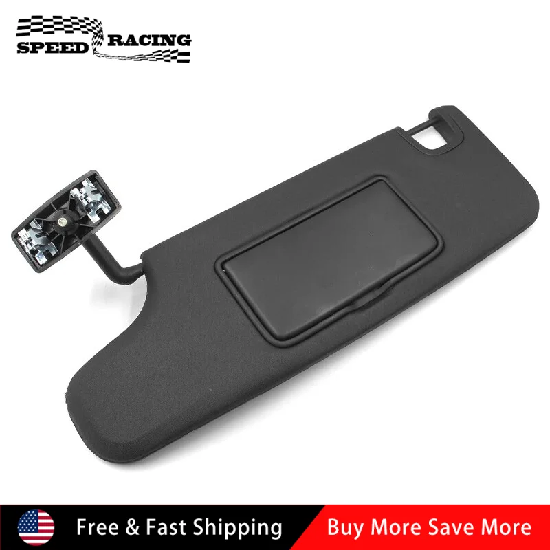 

6CJ07DX9AA Высококачественный солнцезащитный козырек со стороны водителя и зеркалом для Jeep Wrangler JK 2007-2018 гг., черный