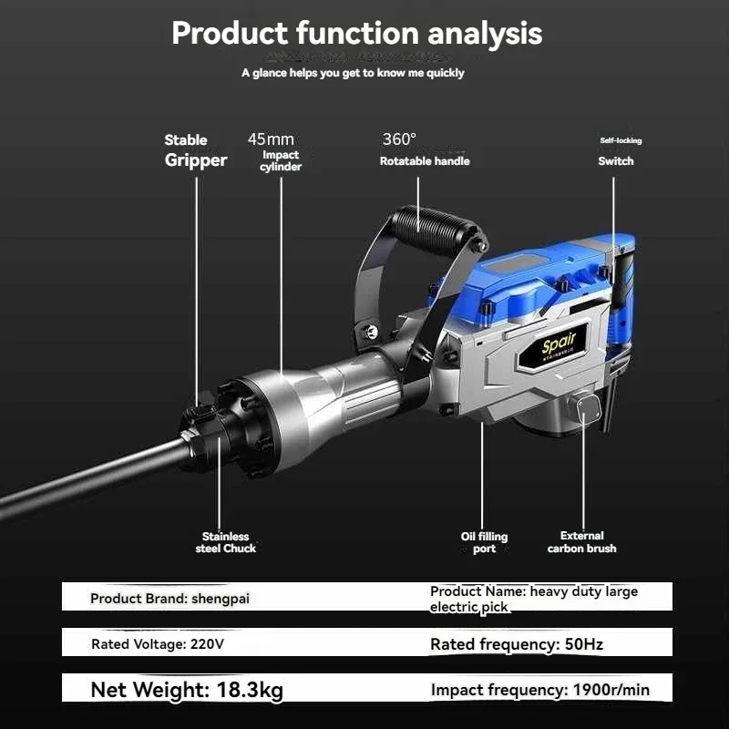 Heavy Electric Dismantling Jack Type Concrete Crusher Drilling Rig