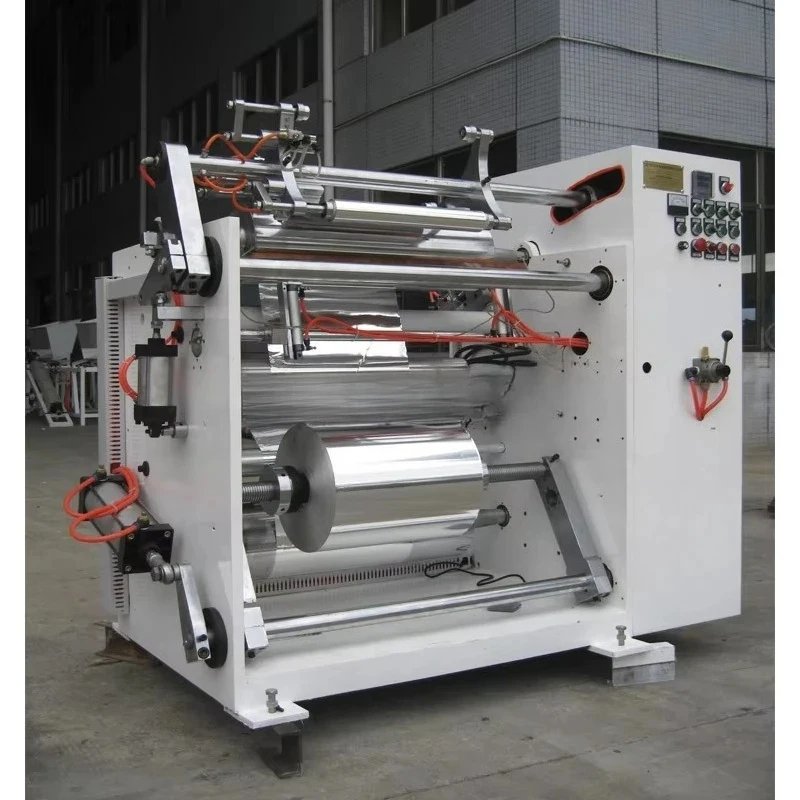 Aluminum foil automatic rewinder