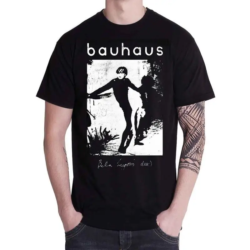 

Официальная мужская новая черная футболка Bauhaus Bela Lugosi'S Dead