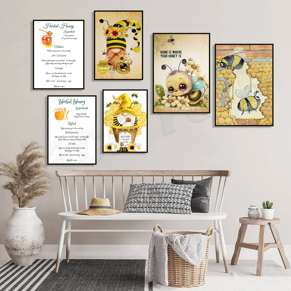 Herbal honey recipe poster, be - Herbal Wellness Recipes recension och pris