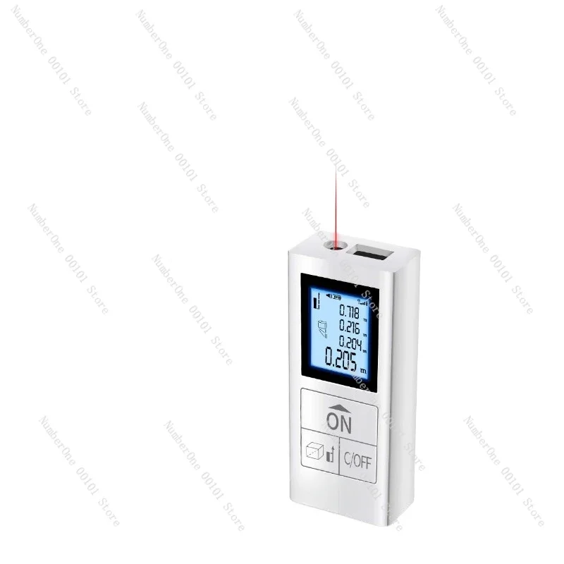 Mini infrared laser rangefinder Handheld high-precision electronic ruler measuring instrument Distance measuring room