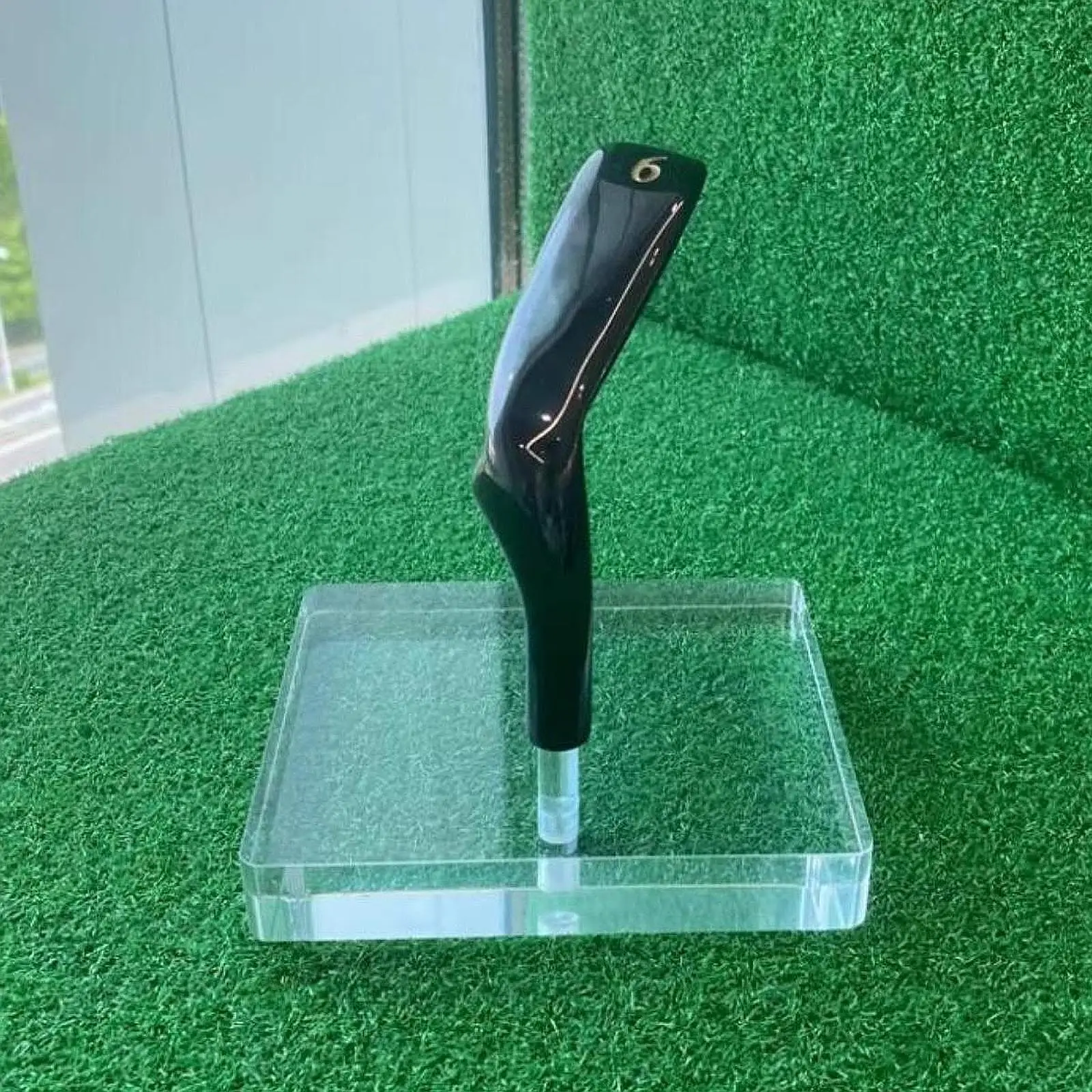 

Golf Head Display Rack Tabletop Clear Elegant Morden Decorative Accessories Creative Gifts for Men Stand Golf Head Holder