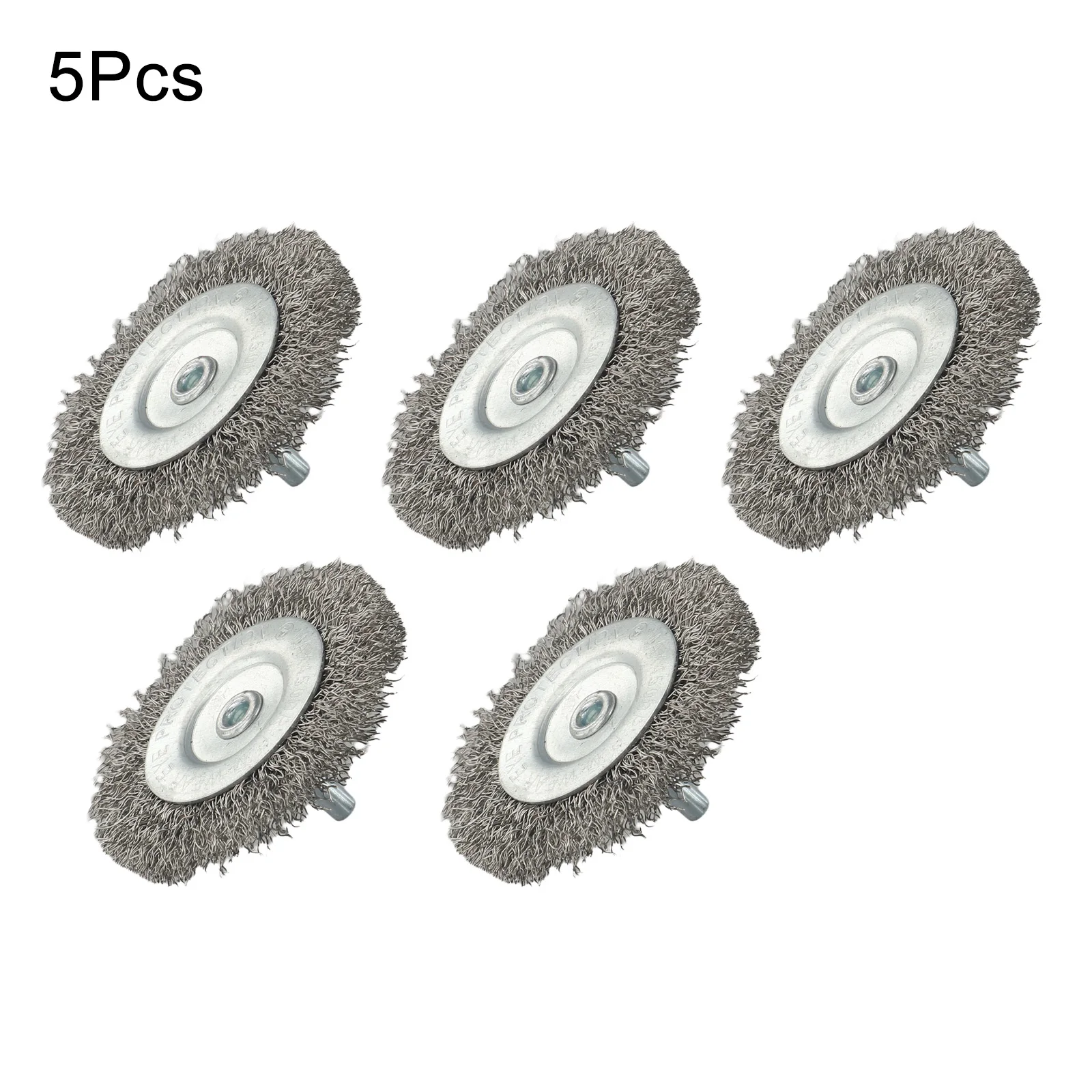 5pcs 3inch 75mm Wire Wheel Brush Drill Rotary Tools For Grinder Polishing Brush Metal Rust Removal Wood Deburring