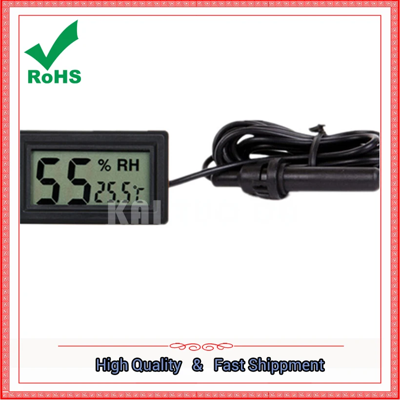 Supply Of Embedded Temperature Hygrometer Electronic Temperature And Humidity Meter Digital Hygrometer With Probe FY-12