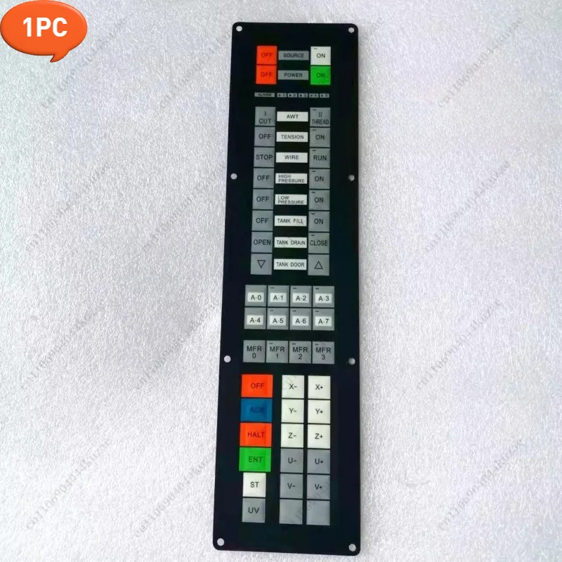 Button Film for Sodick Hand Control Box, EDM Wire Cut Machine Operation Panel Accessory