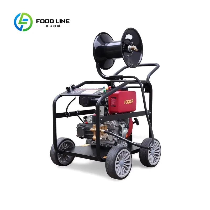 Customized Heavy Duty Diesel Driven Water Jet Pressure Washer For Industrial Workshop Construction Site Heavy Dirt Removal