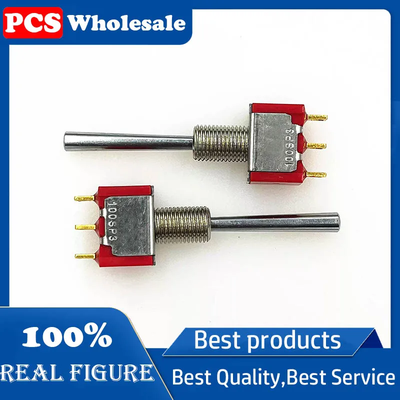 ON OFF ON 0.4VA gold-plated pin 3-position 3-pin toggle switch long handle toggle switch 100SP3