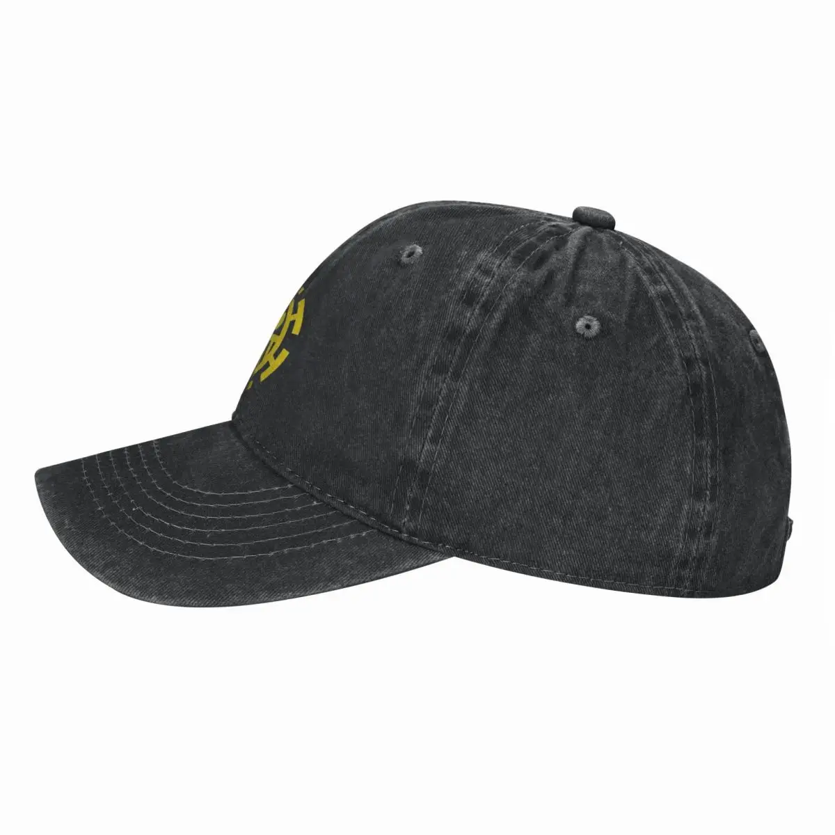 Yellow Symbol Of Trafalgar D. Water Law High-end Retro Denim Washed Baseball Caps Women Cowboy Dad Hats Rock Womens Trucker Cap