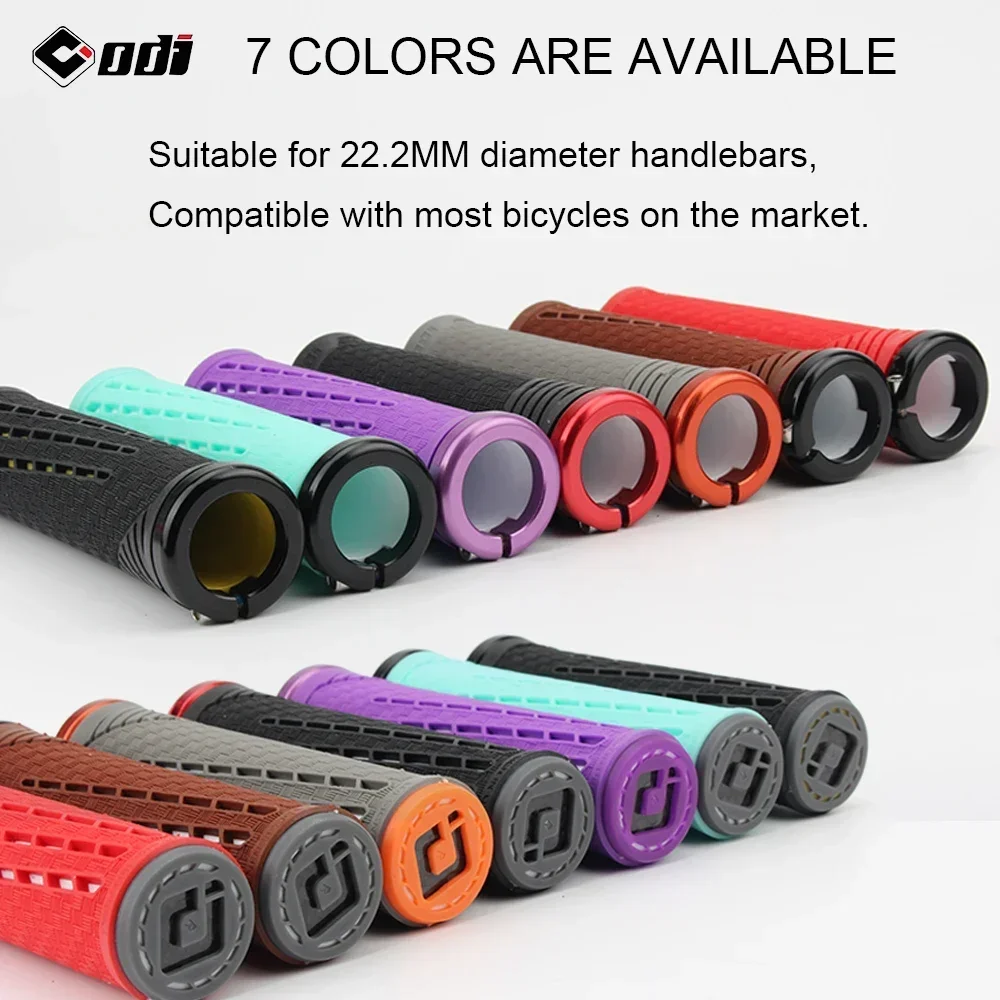 ODI Bike Grip Carbon Fiber Reinforced Grip Plug Silicone MTB Anti Slip Handlebar Cover Comfortable Bike Parts