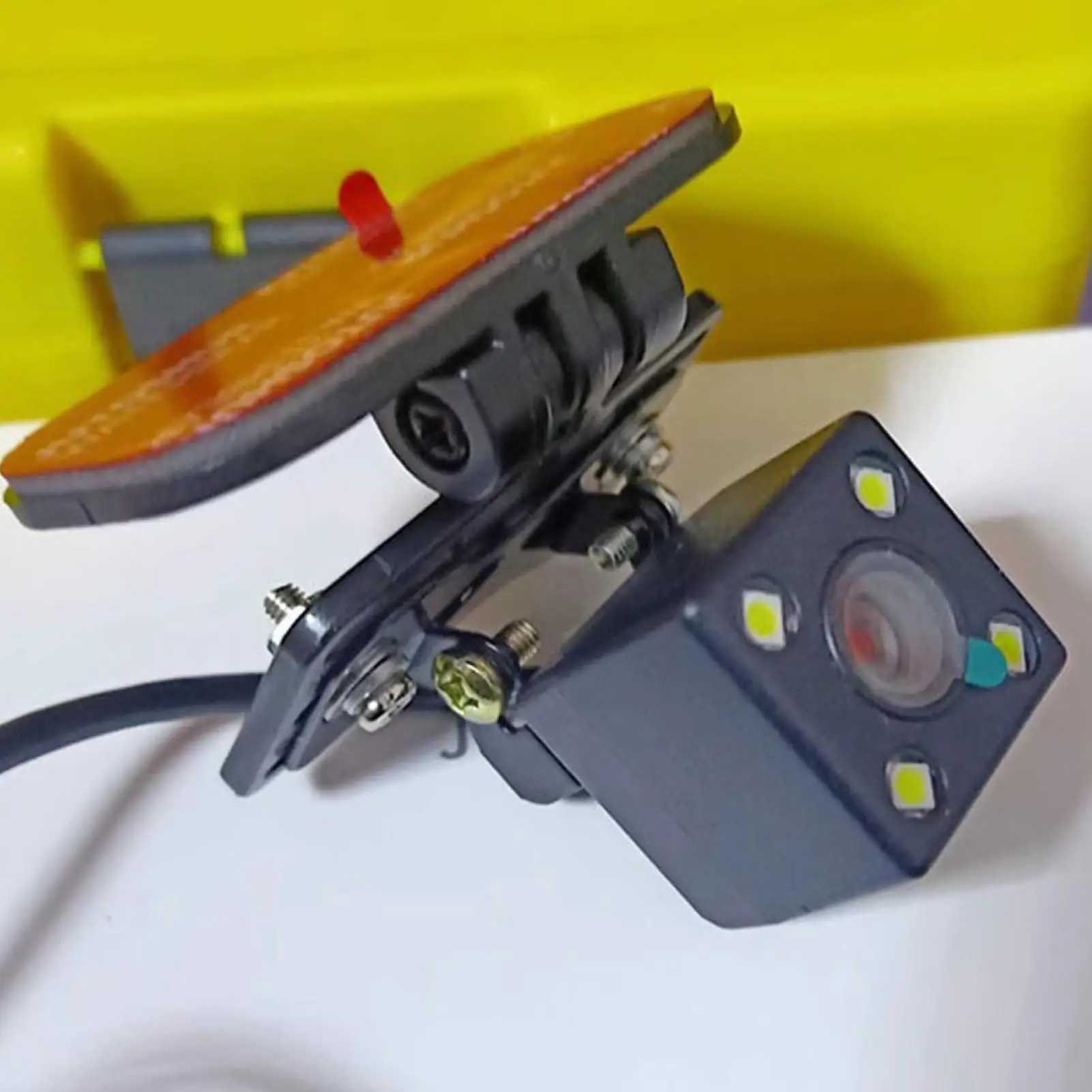 Rear Dash Cam Holder Car Rearview Camera Mount Windshield Backup Reverse Camera Bracket Car Driving Parking Accessories