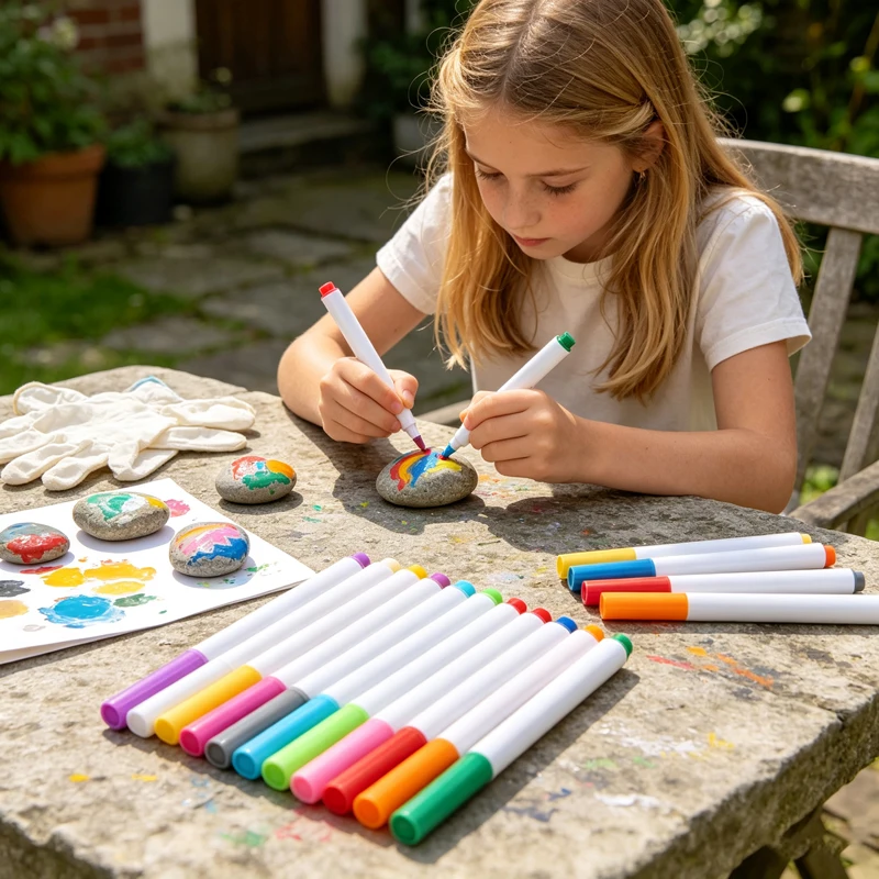 3/10/25Pcs White Liquid Chalk Markers, Erasable Window & Blackboard Pens for Glass, Electronic Board & Whiteboard DIY Drawing