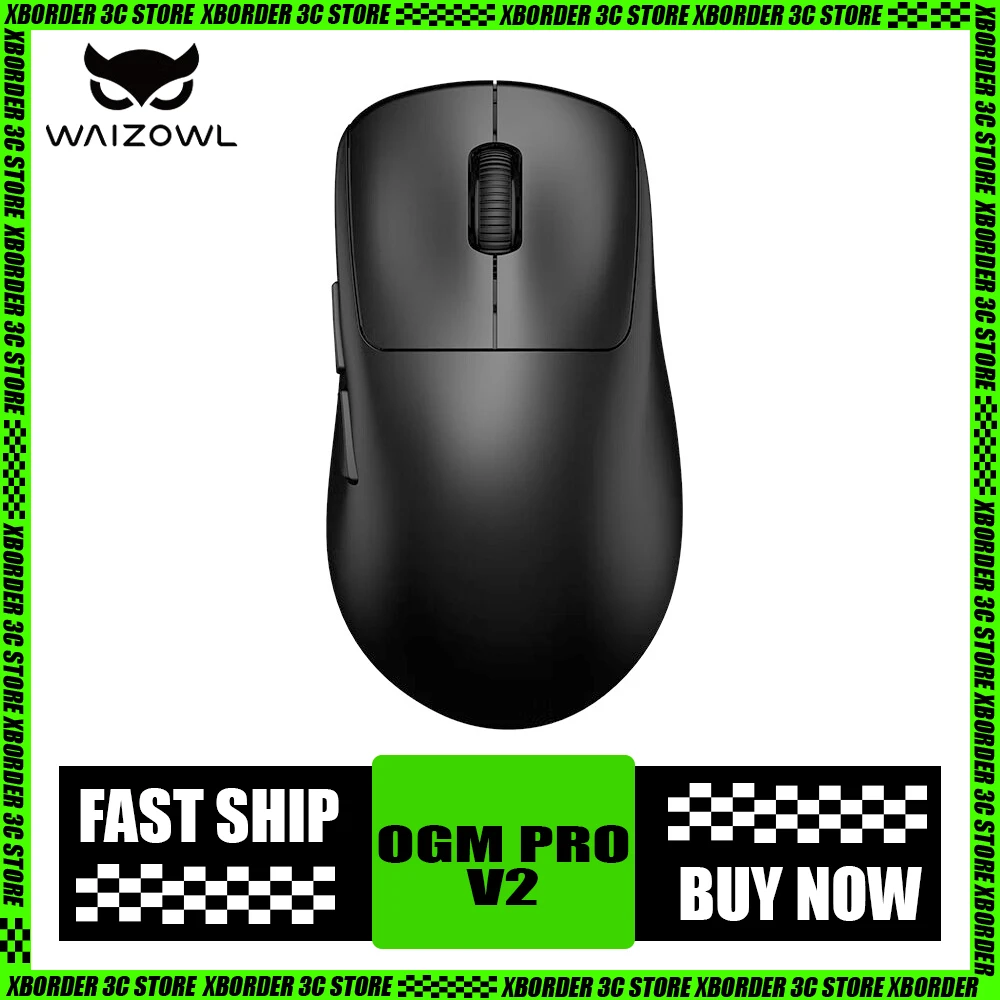 

Waizowl Ogm Pro V2 Wireless Mouse 8k Return Paw3950 Three Mode Bluetooth Lightweight Gaming Mouse Ergonomics E-Sports Pc Gamer