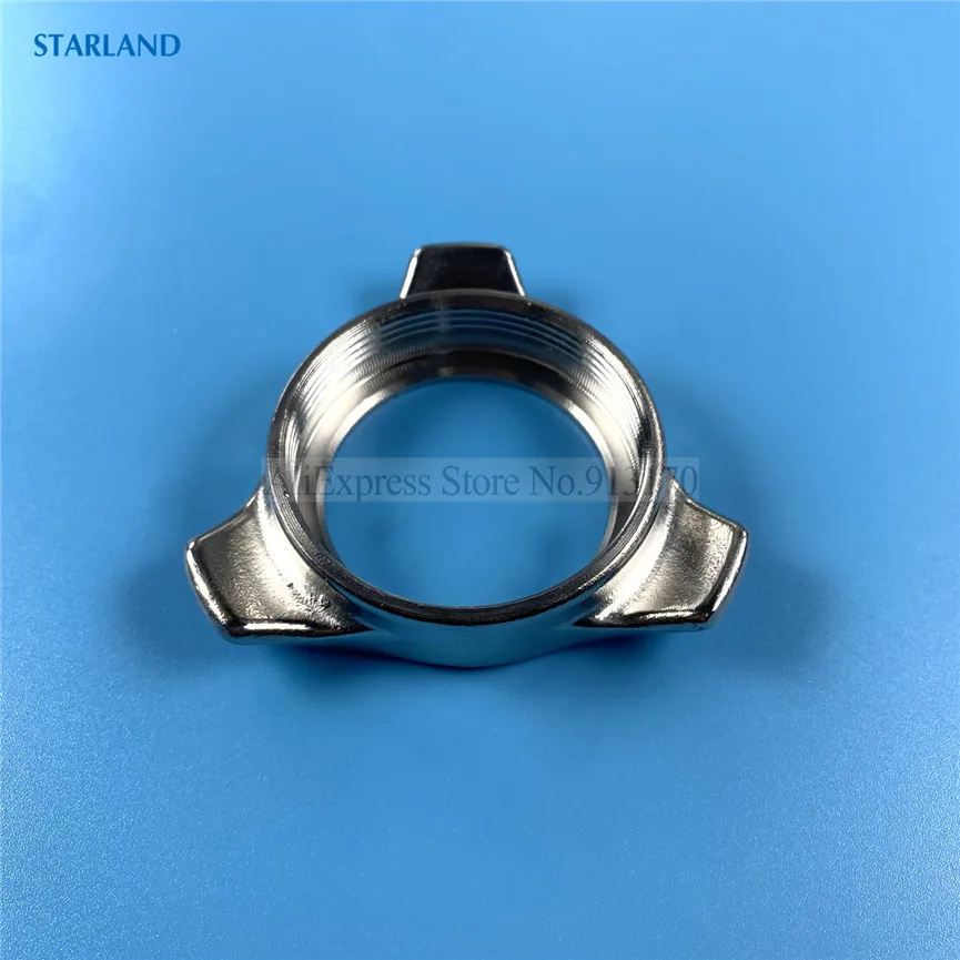 1 Triangle Shaped Clamp Nut Stainless Steel Sausage Stuffer Churros Machine Inner Diameter 54mm Fitting Of Sausage Filler