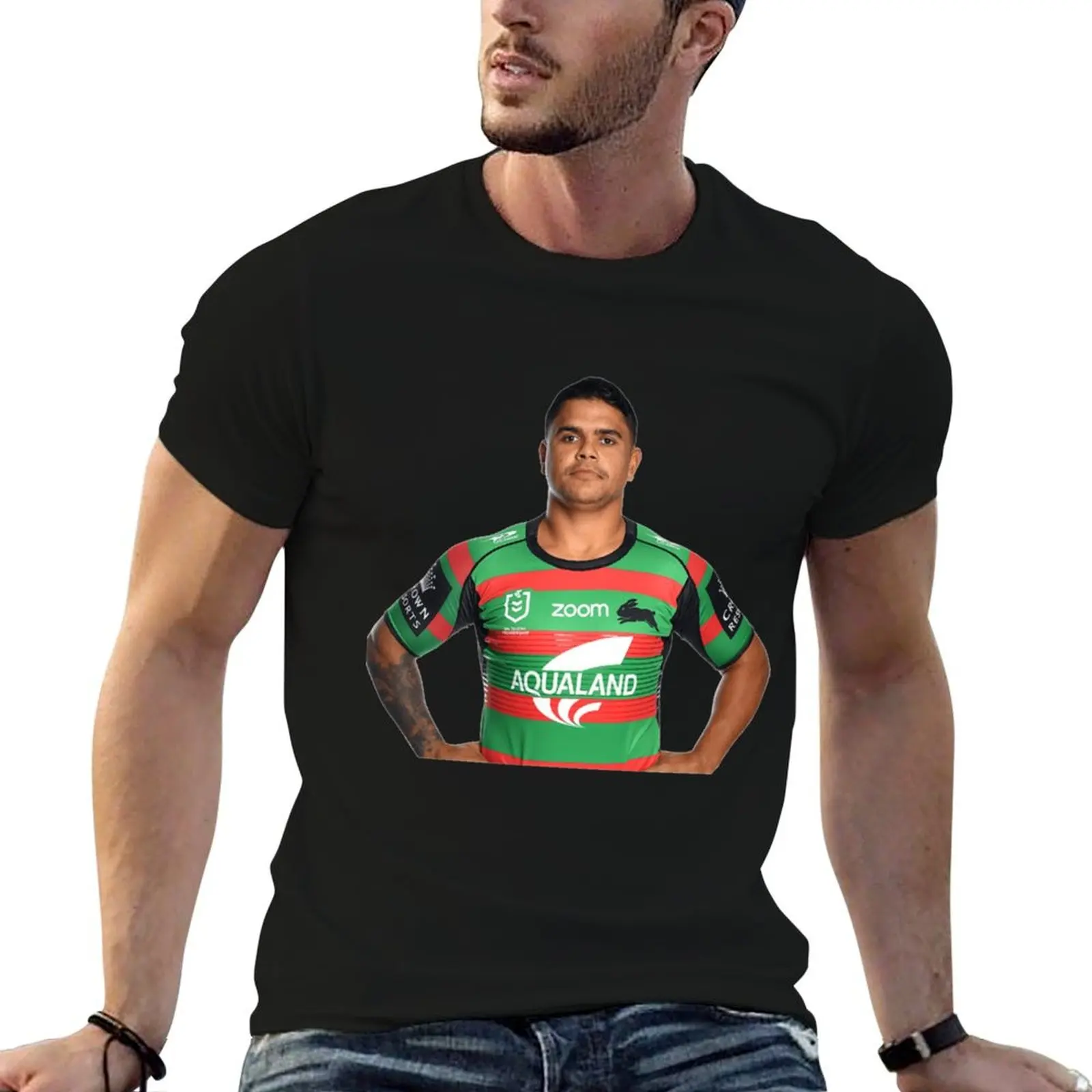 Latrell Mitchell T-Shirt Fashion Pattern Printed Tee Shirt