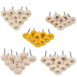 SIFANG 1 Inch Mini Drill Abrasive Brush Wool Buffing Polishing Wheel Dremel Rotary Hand Tool Accessories Set Rust Remover