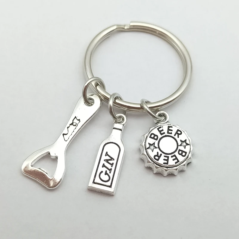 Drink Cola Mark I Love You Drink Mark Bottle Cap & Bottle Opener Alloy Pendent Charm Keychain Keyring High Quality Gift For Man