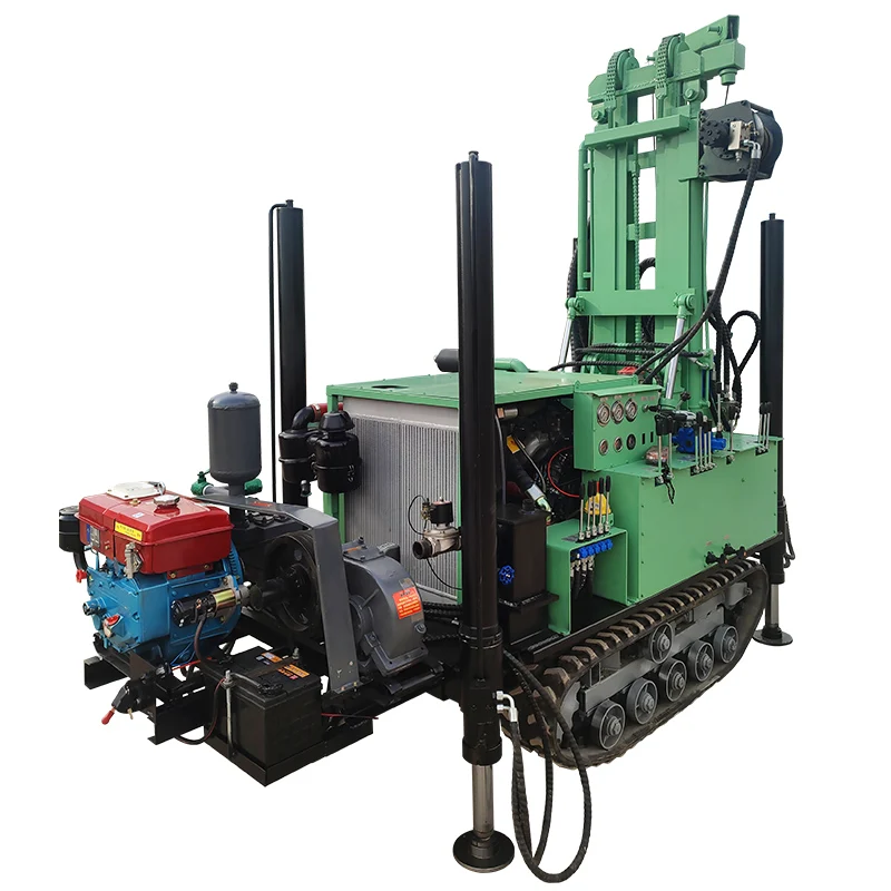 Customized 160 Pneumatic Water Well Drill High-Performance Geotechnical Engineering Exploration 200m Water Well Drilling Rig