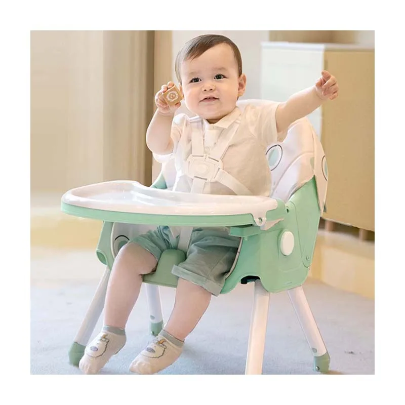 Multifunctional Portable Baby Dining Chair Foldable Reclining Fall Prevention Features for Household Children's Dining Table