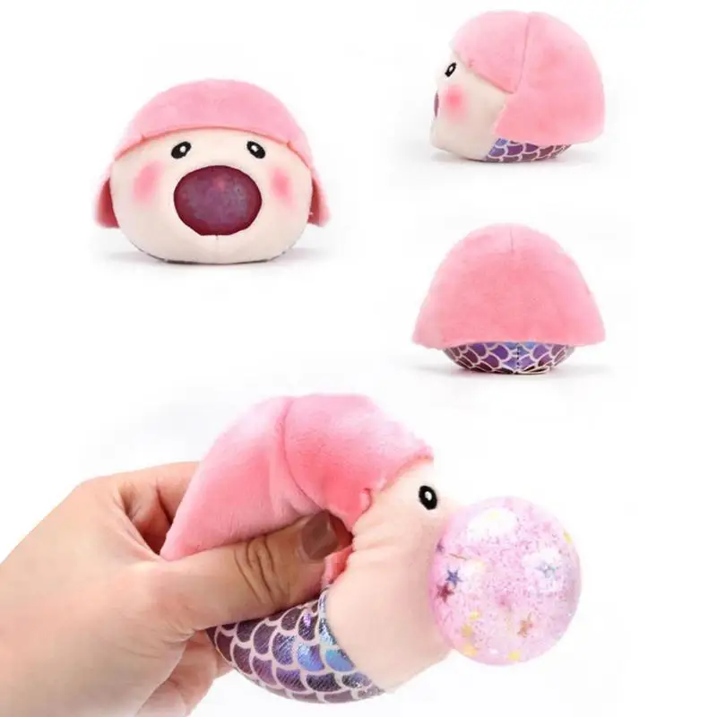 Animal Stress Balls Portable Squeeze Toy Plush Sea Creatures Sensory Fidget Toys Squeeze Ball Toys Slow Rising Toy Funny Relax