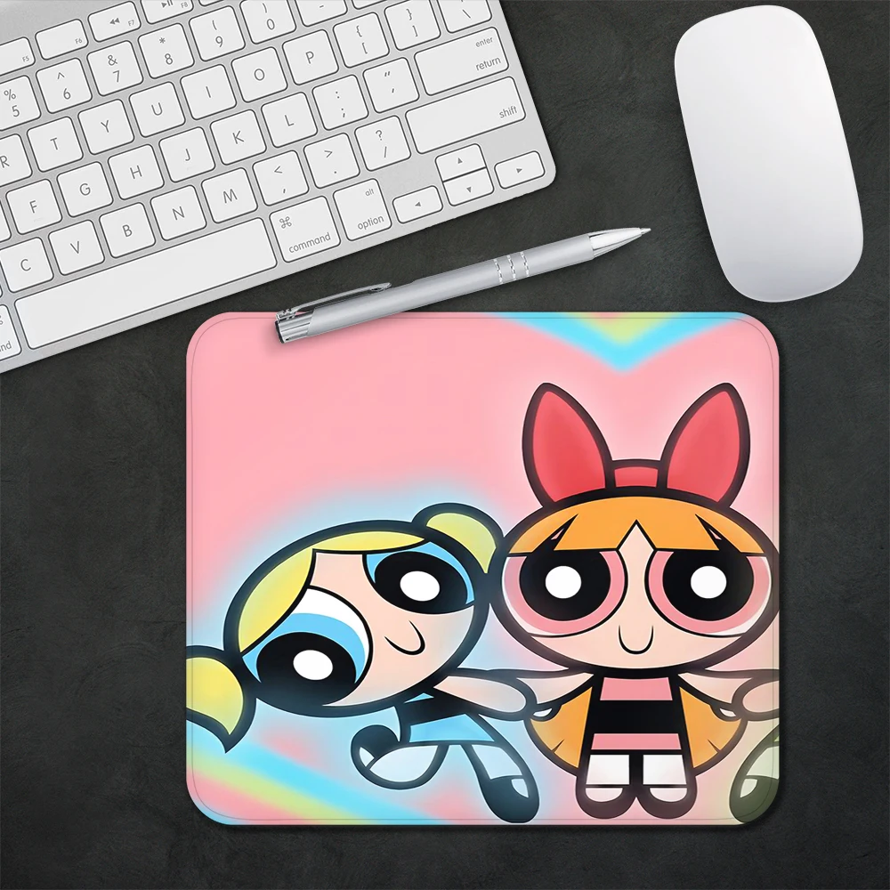 

Cartoon Powerpuffs Girls Gaming Mouse Pad XS Small Mousepad For PC Gamer Desktop Decoration Office Mouse Mat Deskmat Rug