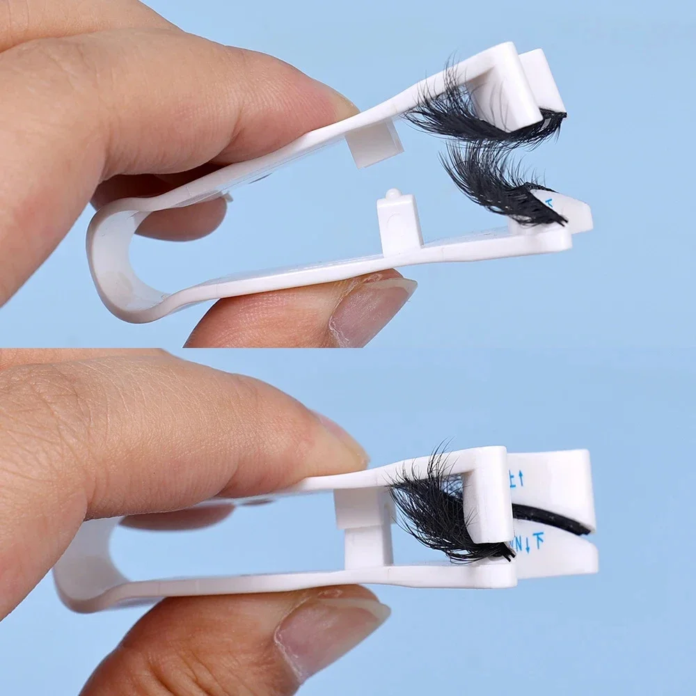 Professionelle Wimpern Pinzette Curler Clip Clamp Make-Up 3D Nerz Wimpern Pinzette Magnetische Wimpern Verlängerung Applikator Falsche – Detail 6