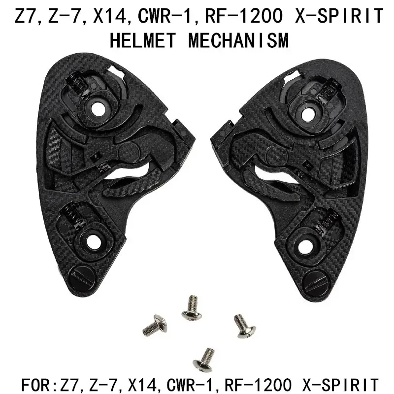 Z7 X14  CWR-1 RF-1200 X-SPIRT Helmet Mechanism Replacement Helmet Base 1 Pair Replacement Helmet Accessories