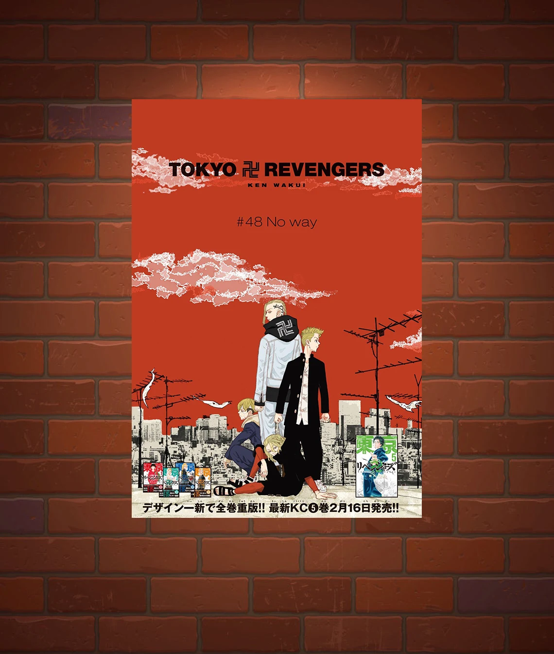 Anime Tokyo Revengers Poster Takashi Mitsuya Makoto Suzuki Painting Wall Art Bedroom Decoration Kawaii Room Decor Canvas Posters