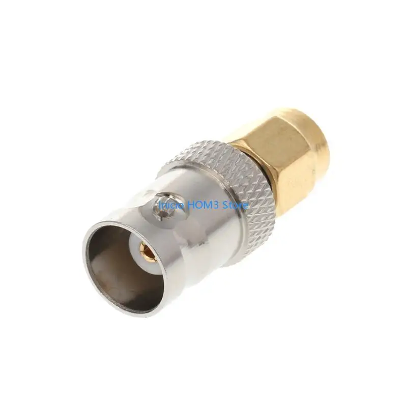 A5YD SMA Male To BNC Female Plug Straight RF Adapter Coaxial Connector Converter