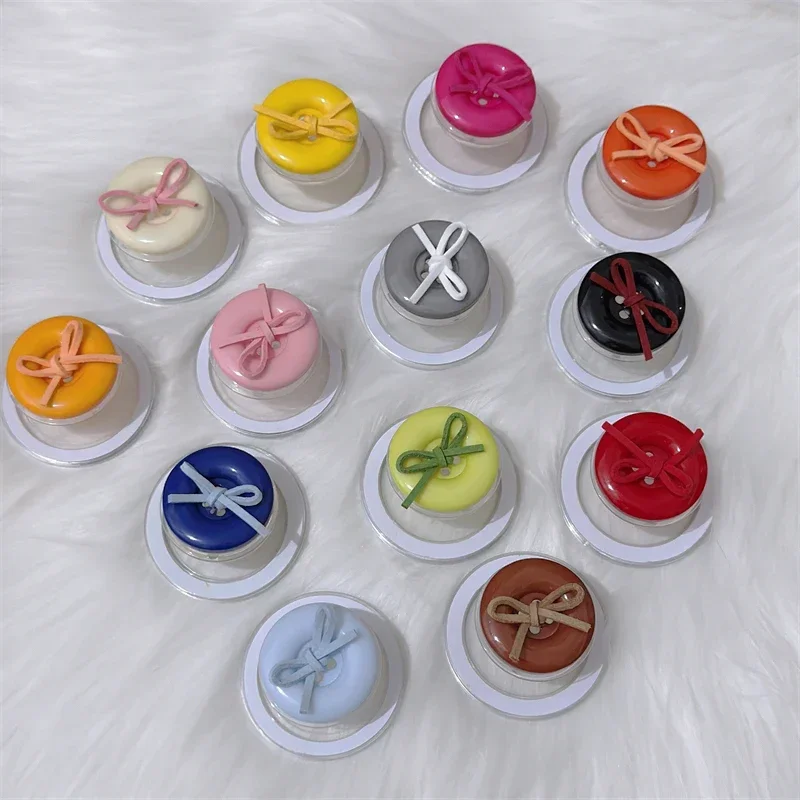 

Магнитная ручка для телефона с милой пуговицей и бантиком, Tok Griptok для чехла для беспроводной зарядки Magsafe, подставка для iPhone Magsafe