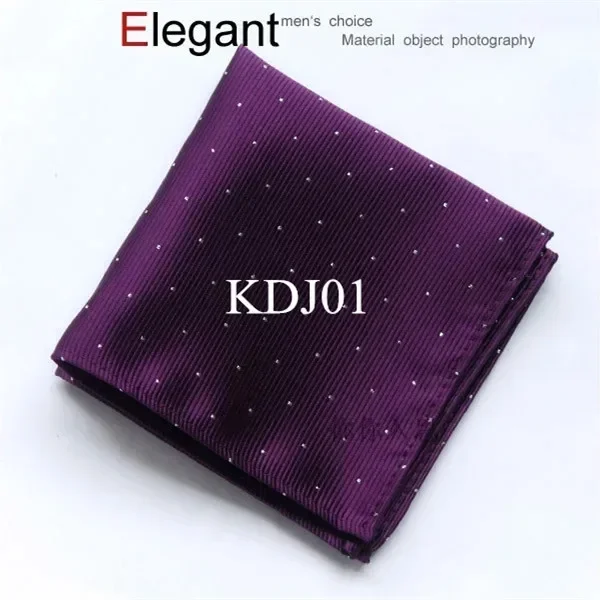 Excellent High Quality Men's Handkerchief Gentleman Elegant Kerchief With Dots Pocket Square Decoration Drop