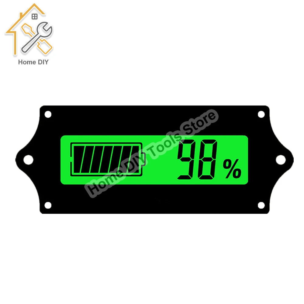 12V/24V/36V/48V Wskaźnik pojemności akumulatora litowo-ołowiowego Tester LED Wskaźnik poziomu naładowania Poziom naładowania Test poziomu zasilania