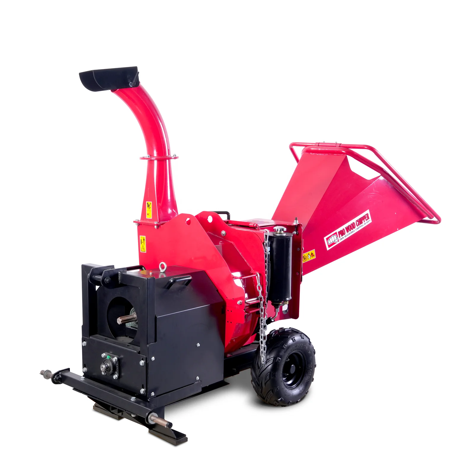 K-maxpower High Quality Pto Tree Shredder Auto Feeding Mulcher Chipper Hydraulic Connecting Tractors Commercial Wood Chipperr