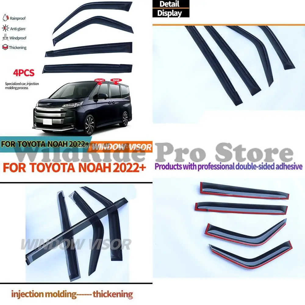 

1 set For Toyota Noah Window Visors Rain Deflectors Sun Shade for Noah