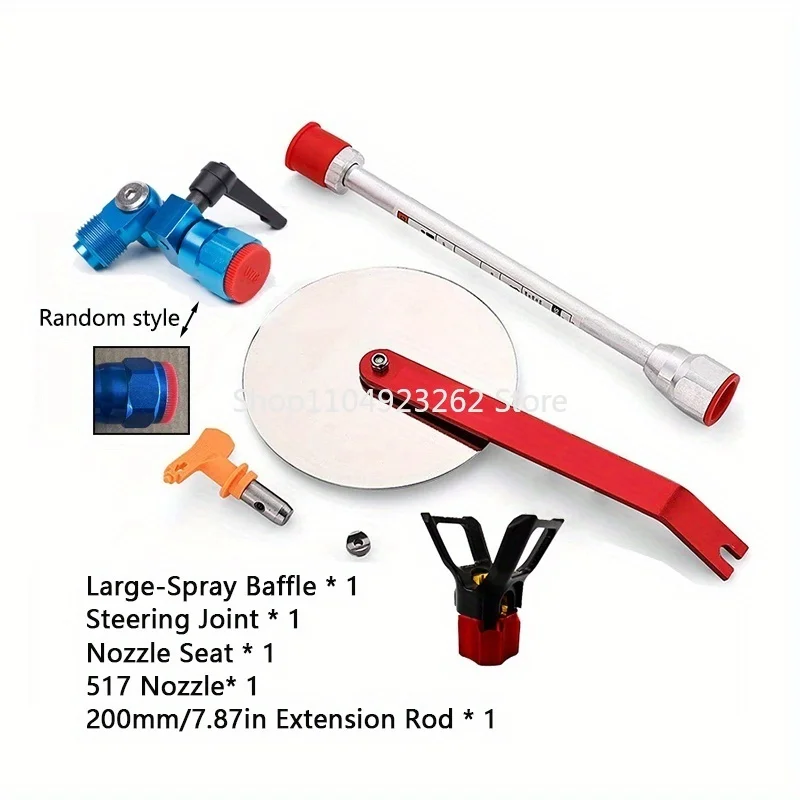 Equipped with A 360 ° Rotating Nozzle Splash Guard Suitable for Professional Spray Painting Guns and Home Decoration Tools