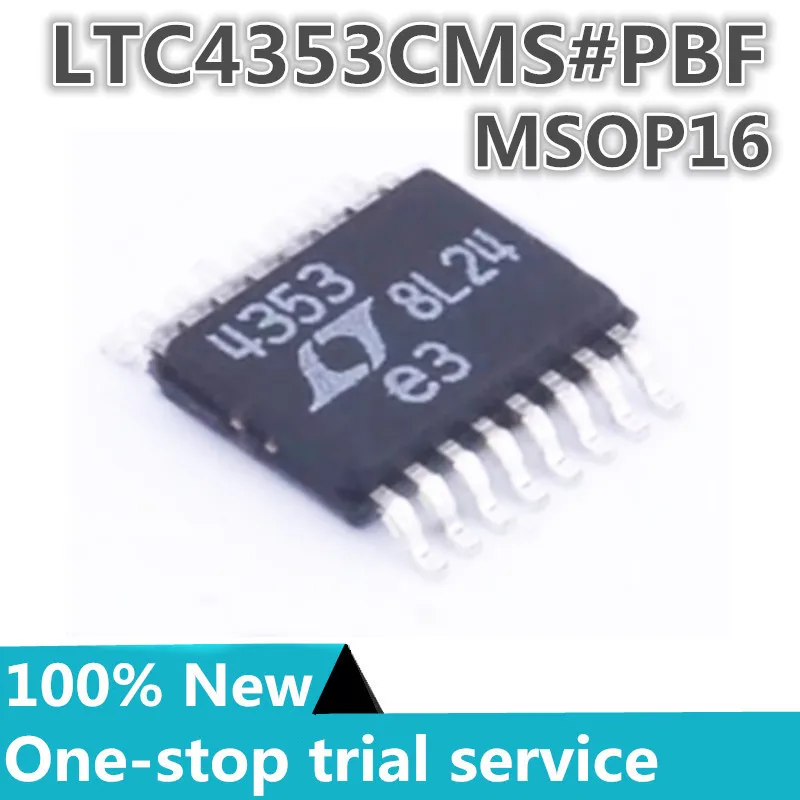 

1-10pcs %New original LTC4353CMS#PBF package MSOP16 Silkscreen 4353 power monitoring chip IC